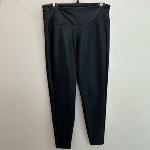 Athleta faux leather leggings size Medium